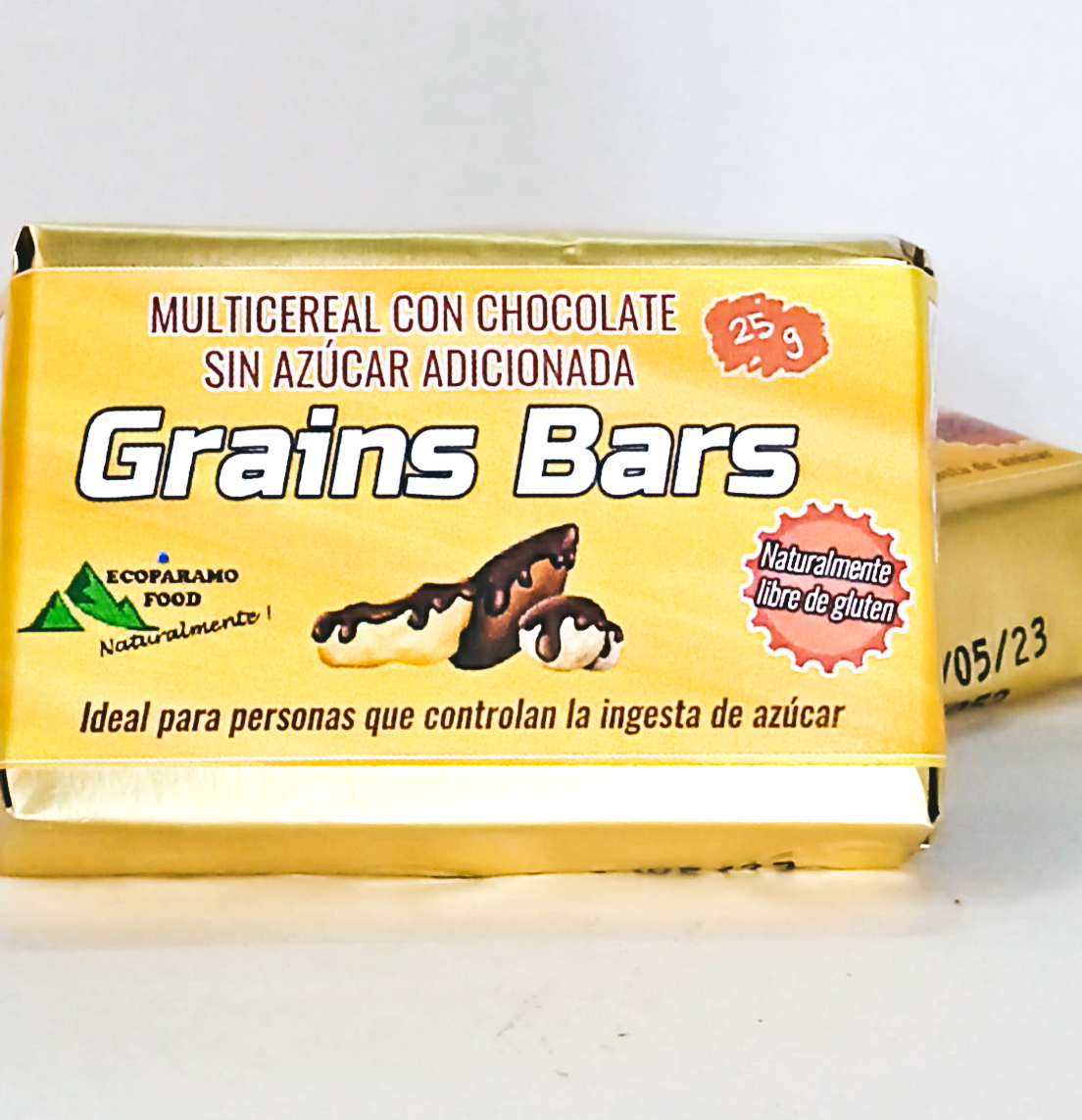 Con cubierta de chocolate