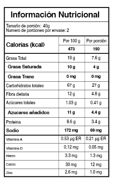 Hojaldres sin azúcar caja  x 20 corazones o 40 pasabocas
