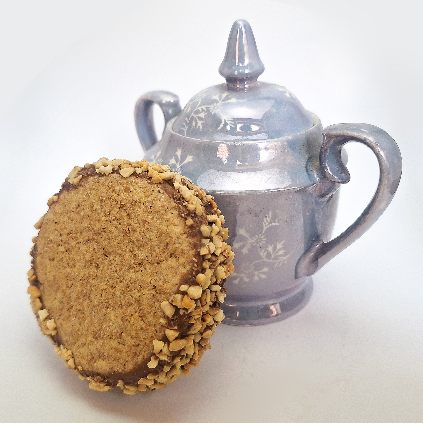 Alfajor de harina integral con arequipe caja x 12 unidades