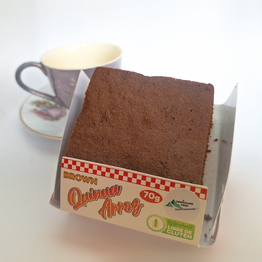 Brownie de quinoa y arroz caja x 6 unidades