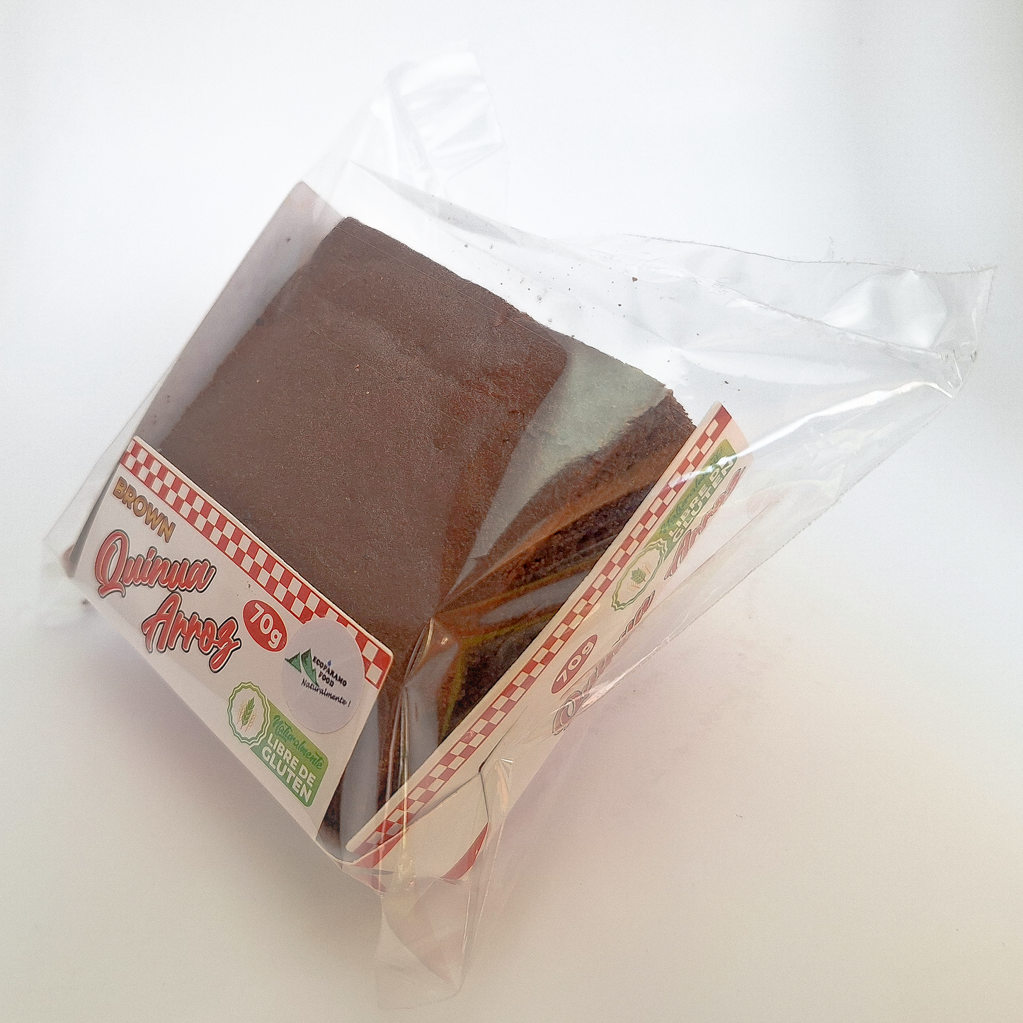Brownie de quinoa y arroz caja x 6 unidades